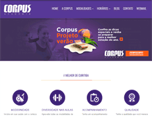 Tablet Screenshot of academiacorpus.com.br